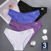 3PCS Lady Cotton Panties Female Underpants Panties for Women Briefs Underwear Low-Waist Pantys Lingerie