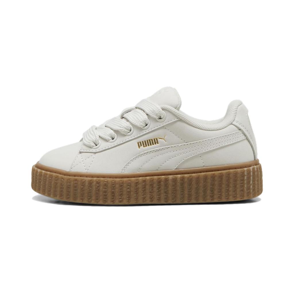 Fenty X Puma Creeper Phatty Little Kid Earth Tone Pack - Warm White Kids Sneakers Cream Gold Gum 399867-03