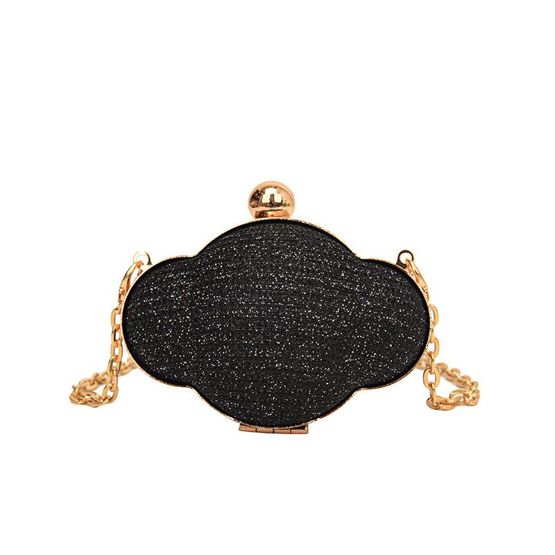 Bags Bag 2025 New European and American Fashion Rhinestone Foreign Style Mini Lipstick Bag Women's Chain Messenger Dinner Bag