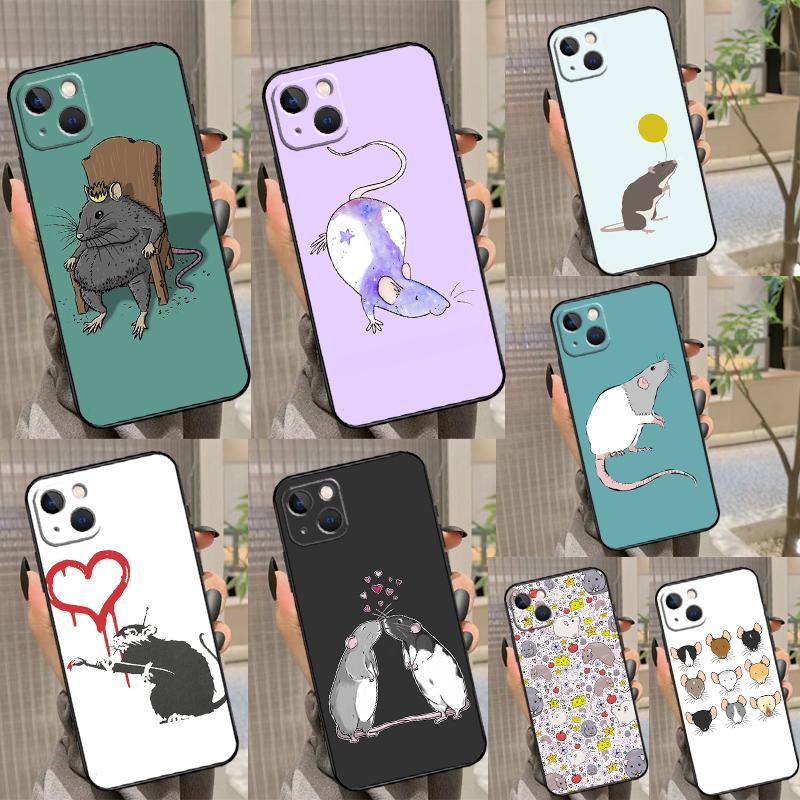 Милый Мультяшный Животный Крыса Чехол Для Samsung Galaxy M55 M35 M15 M56 M36 M16 M06 M31 M13 M33 M53 M12 M32 M52 M14 M34 M54