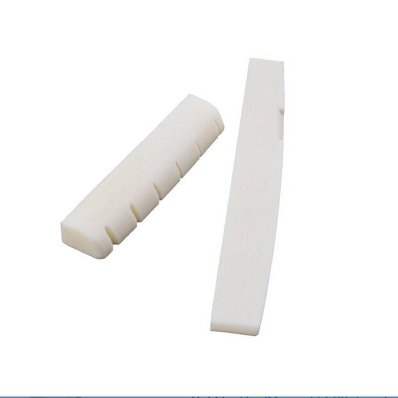 2 комплекта седла и шлицевой гайки цвета слоновой кости Buffalo Bone Bridge для 6-струнной акустической гитары