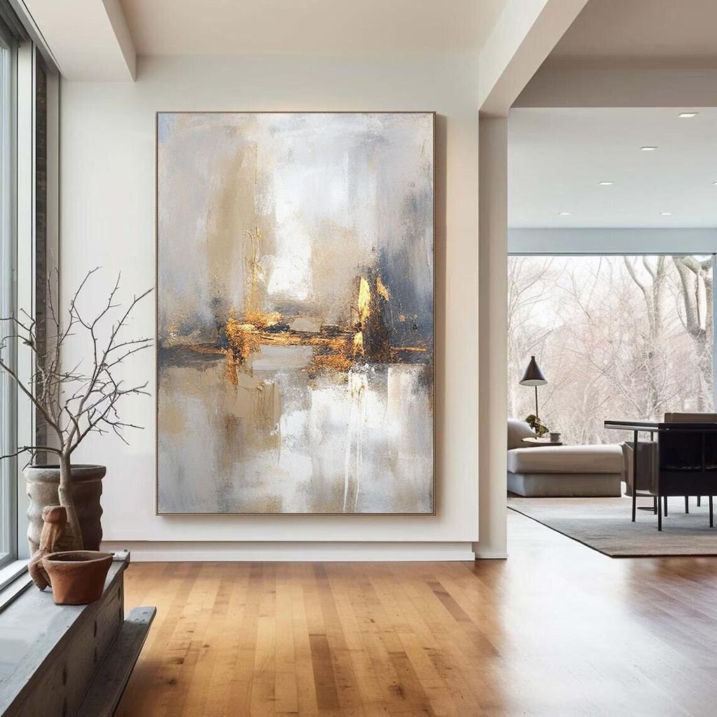 Бежевая белая картина ваби-саби текстура настенное искусство нейтральная белая абстрактная ручная живопись на холсте настенный декор для гостиной без рамки