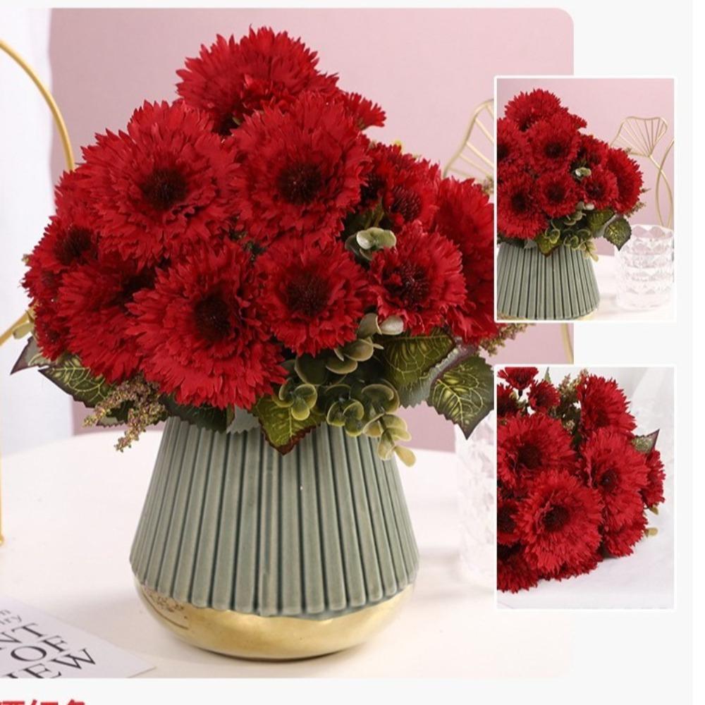 30cm Artificial Gerbera Bouquet Artificial Sunflower Gerbera Bouquet  Home Table Centerpiece