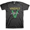 Мужская черная футболка с коротким рукавом The Vandals Original Logo, 80-е, панк-рок, винтажный стиль, графические футболки