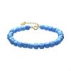 Bracelet - Luxenter - Wasa - Argent 925 - Finition or Jaune 18k - Turquoise
