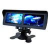 DW Monitor Inch Twin Dual Screen Rear View Monitor 4 Inputs Automatic Screen Switching Rear View Camera 12V 24V On-Dash 4.3 [D432B]