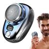 Мини-дорожная электробритва, портативная электробритва для мужчин, цифровой дисплей, триммер для бороды, USB перезаряжаемый бритвенный станок