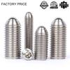 5pcs KST414-SS All Satinless Steel Spring Ball Plungers And Internal Hexgon Roller Ball Thread Bolt Screw For Locating