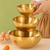 Набор из 3 мисок для салата из нержавеющей стали, термостойкие, прочные, кухонные миски для смешивания с мерными отметками для выпечки и смешивания