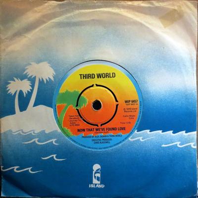 7-дюймовая пластинка THIRD WORLD - Now That We've Found Love WIP6457 ISLAND 1978 UK Регги, Ска и Даб Б/У