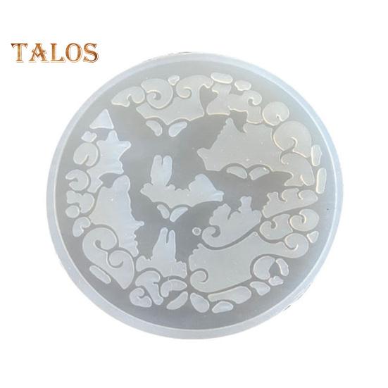 Форма для коврика для чашки, антипригарная декоративная форма, 9 стилей, полезная форма для коврика для чашки в форме рождественской елки на Рождество