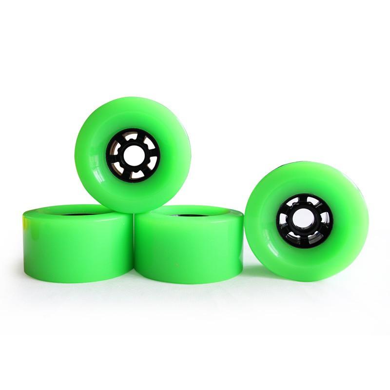 4-Pack 90x54mm PU Longboard Wheels Adult Skateboard Freestyle Dance Electric Auxiliary