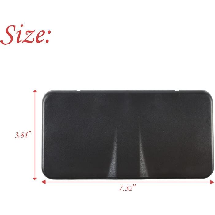 Sun Visor Vanity Mirror Cover Replacement Lid | Compatible with Chevy Corvette C6 2005 2006 2007 2008 2009 2010 2011 2012 2013 Year, 1PC