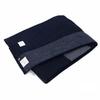 Imabari Towel Iori Towel Firm and Soft To the Touch "Line" Blanket, (Navy)