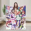 Uma Musume Pretty Derby Аниме Одеяла Супер Теплое Забавное Плюшевое Плед Одеяло Для Гостиной Фланелевое Покрывало Покрывало