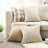 Простая Однотонная Однотонная Полосатая Клетчатая Наволочка Чехол для Подушки Дивана Чехол для Подушки Автомобиля