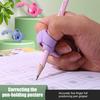 Держатели для карандашей для детей Эргономичная помощь для письма для правильного треножного захвата Мягкие силиконовые накладки для пальцев из ТПР для начинающих детсадовцев