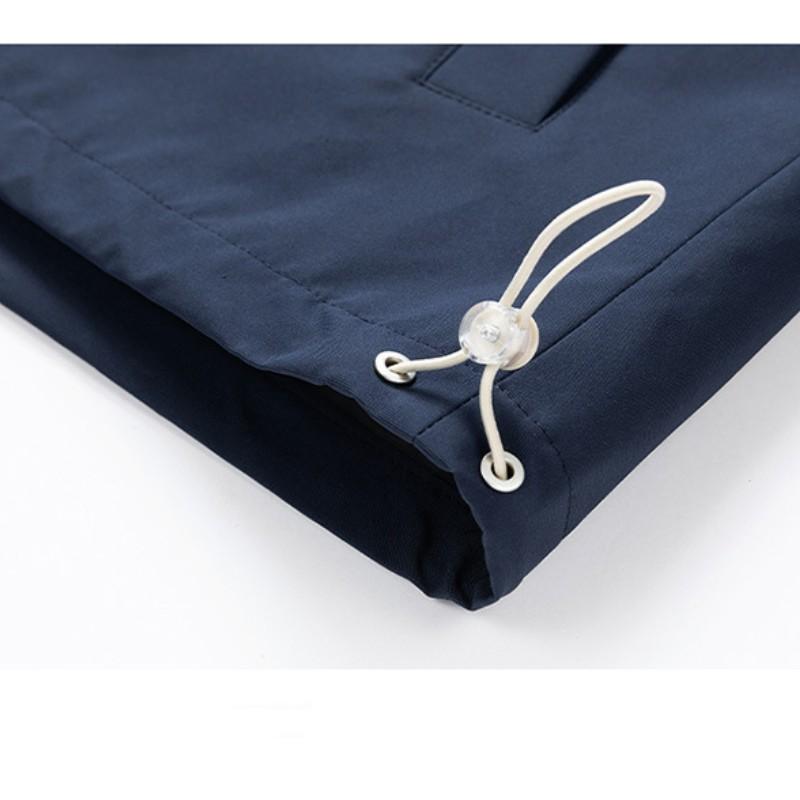 Мужская весенняя новая модная куртка-карго с капюшоном, повседневная свободная куртка соответствующего цвета