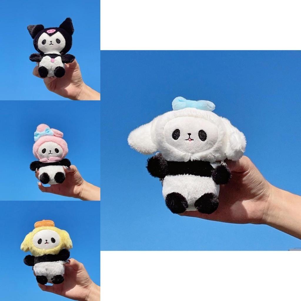 Cute Plush Keychain Adorable Panda Stuffed Toy For Students And Bags High Quality