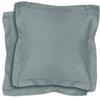 Pillowcases - 100% Cotton - Grey - 63x63 Cm - Set of 2 - 57 Threads/cm² Weave