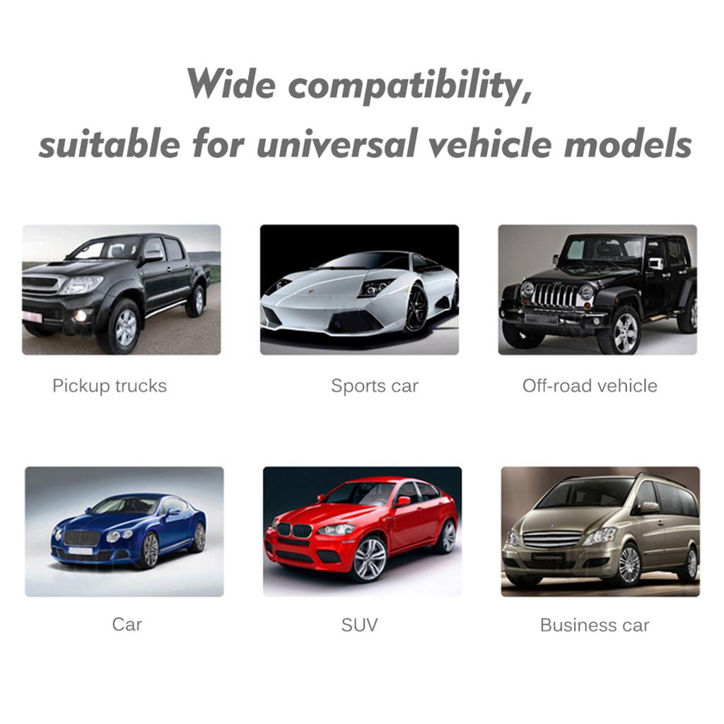 Solar Wireless Car Tire Pressure Monitoring System with 4 External Sensors