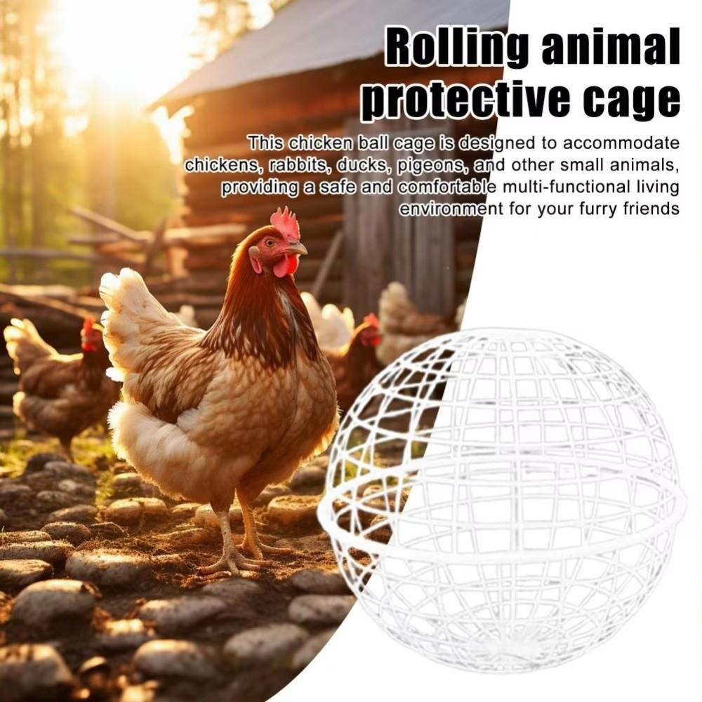 Portable Chicken Tunnels for Outside Ventilated Ball Shaped Chicken House Backyard Farms