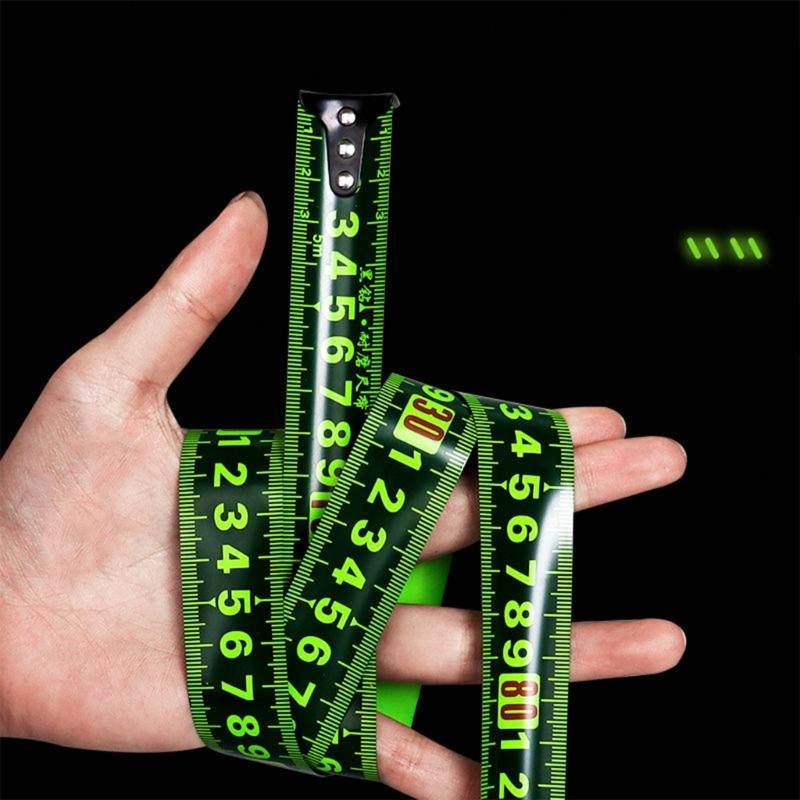 Высокоточная 3/5/7.5/10 м прозрачная самоблокирующаяся рулетка, легкая и прочная для строительства и дизайна