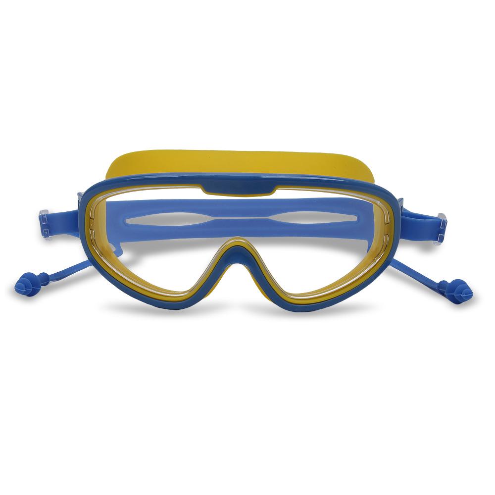 Kids' Waterproof & Fog-Proof HD Swim Goggles - Large Frame for Boys & Girls