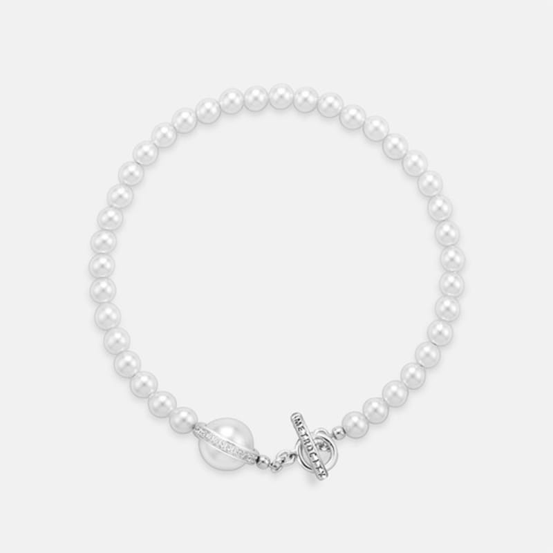 METROCITY JEWELRY 1992 ПЕРЛА Серебряный Белый Браслет A251SB2762WPH