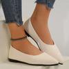 Casual Flat Shoes 2024 Fashion Women's Shoes Shallow Women's Flats Hot Sale Plus Size Solid Sexy Pointed Toe Flat Low Heels