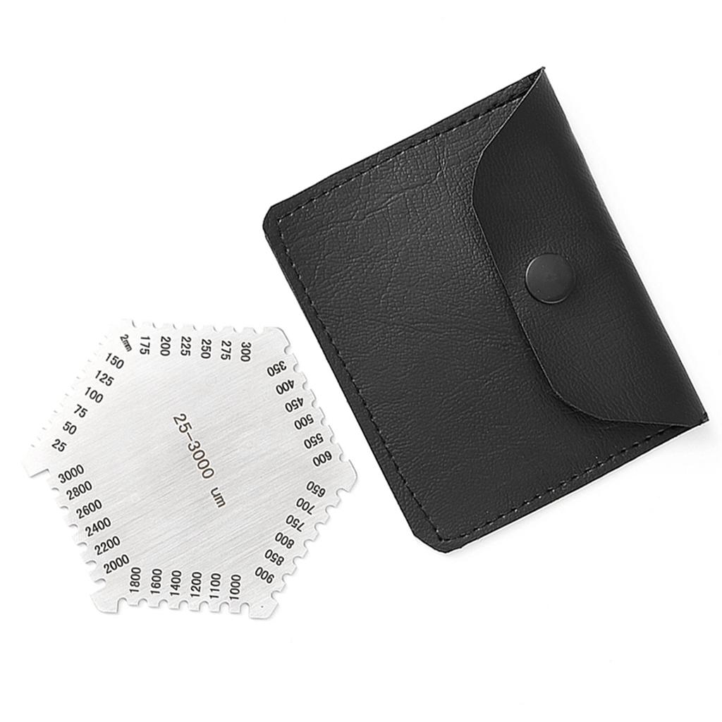High  Stainless Steel Wet Film Comb 25-3000um Thickness Gauge