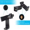360° Clip Universal Mobile Phone Cell Phone Holder Mount Desk Tripod Iphone Adapter Accessories Compatible With All 1/4 Screw