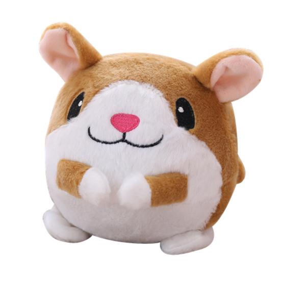 Активная двигающаяся плюшевая игрушка для питомца, интерактивный мяч для питомца, моющаяся мультяшная пищащая свинья, игрушка для собак, щенков, для снятия тревоги и упражнений