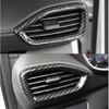 For - Hyundai Santa Fe Carbon Fiber L & R Air Outlet Vent Cover Trim
