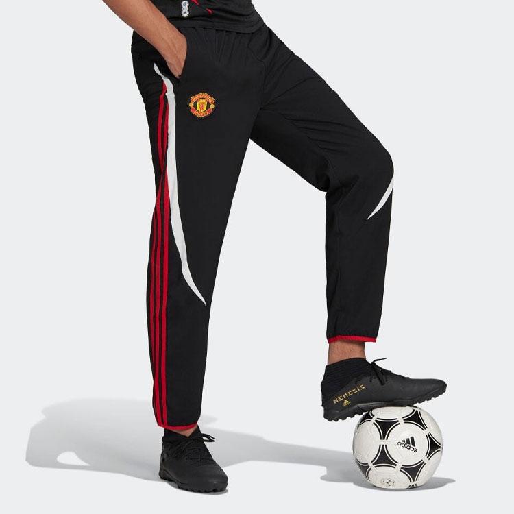Adidas Knitted Sweatpants Men's Black Moderate Cuffed Pants H64068