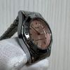 Б/у SEIKO ALBA Кварцевые Часы Рабочие Батарейка Заменена Серебристо-Розовый Циферблат