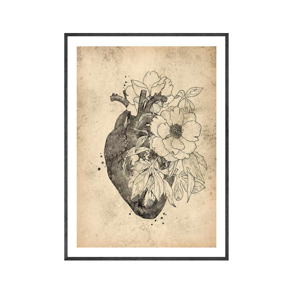 Кардиология, художественная анатомическая система, постер, холст, картина, фотографии на стене, украшение для больничной карты, украшение для дома и офиса, фреска