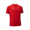Under Armour Ежедневная спортивная футболка для бега и футбола, трикотажная тренировочная футболка унисекс, красные топы 21500524-600