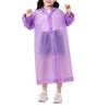 1PC Children Raincoat Coat Carry Hat Hiking Accessories Travel On Foot Rain Camping Poncho Plastic