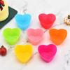 Heart Shape Silicone Muffin Cups Cake Mold Cupcake Liners Baking Mold