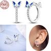 Sell 925 Silver Glow in the Dark Earrings Fit Charms Hoop Earrings For Women Stud Earring Fine Jewelry