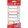 22 Laminated Labels - Primary Colors - Ultra-resistant - GLOBAL GIFT - Mixed