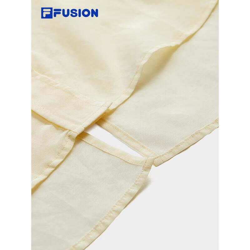 FILA FUSION Women's Casual Loose Woven Long Sleeve Shirt