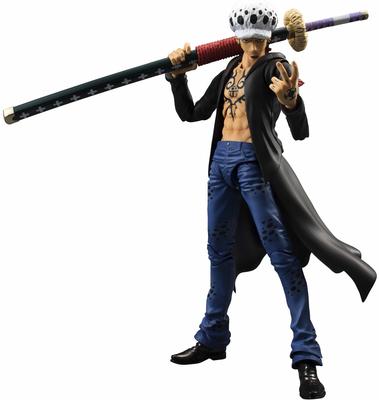 Variable Action Heroes ONE PIECE Трафальгар Ло Приблизительно 180 мм ПВХ Раскрашенная Подвижная Фигурка