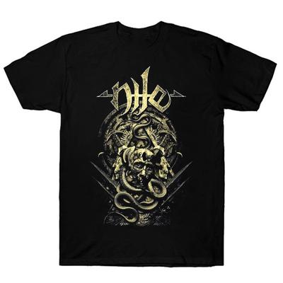Ретро-футболка Nile Band - Рамсес Приносящий Войну Классическая Черная Унисекс S-5XL Унисекс Футболка