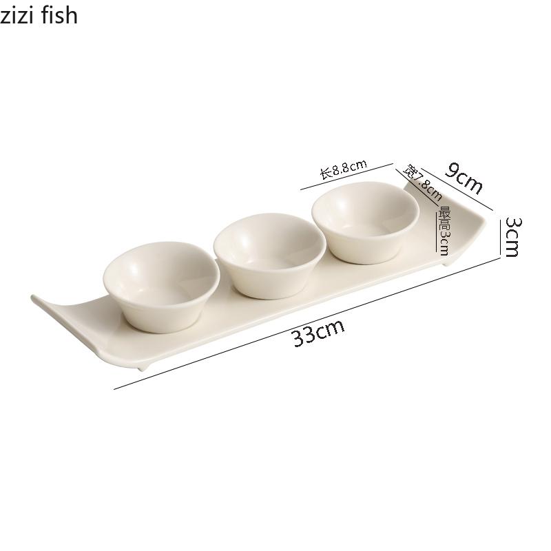 Белый керамический набор тарелок для закусок со скошенным краем Тарелка для закусок Тарелка для закусок Десертные тарелки Молекулярная кухня Креативная посуда