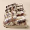 Couple Cotton Slipper Bag and Thick-bottomed Home Indoor Bedroom Autumn and Winter Velvet Warm Wool Slippers