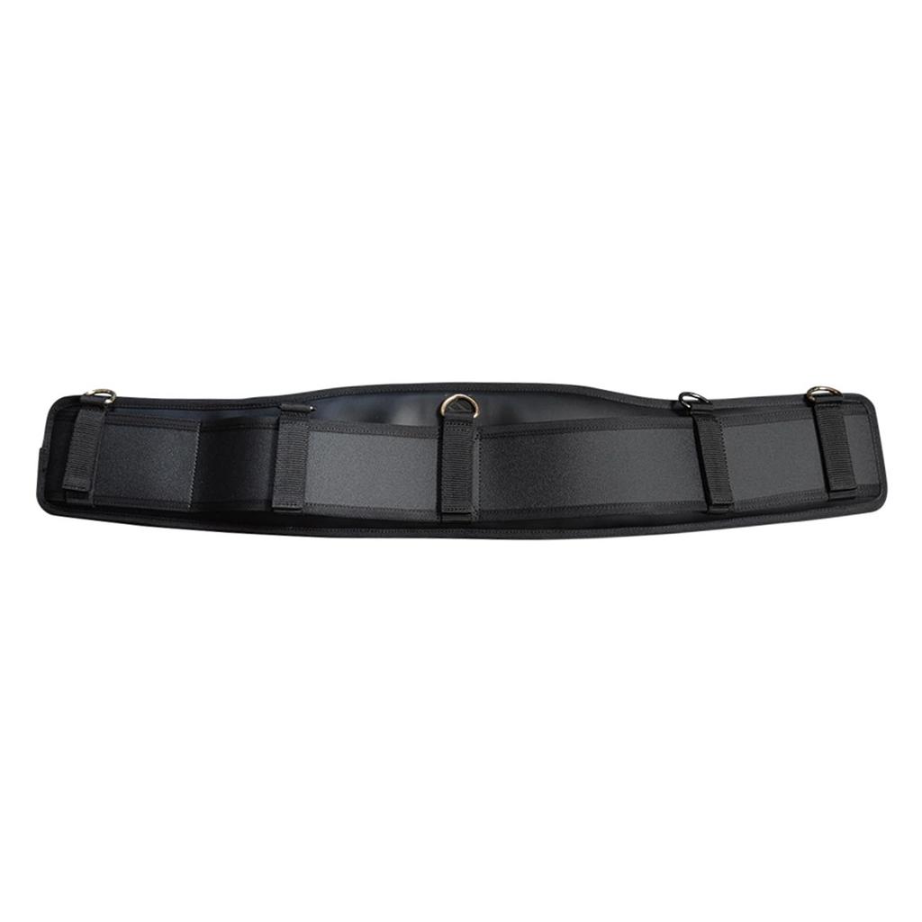Fujiya Support Belt, Size M, Black and Gold, Light PU Leather Series, ASB-01MBG