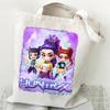 Animation Cartoon Printing Student Daily Versatile Shoulder Bag Large Capacity Portable Canvas Bag