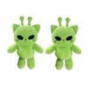 Green Kitten Plushie Dolls PP Cotton Space Cat Plushie Kids Toy Alien Cat Plush Toy  for Friends